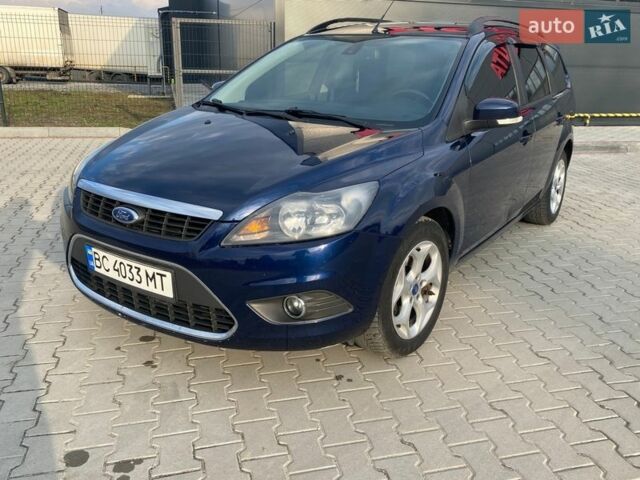 Синий Форд Фокус, объемом двигателя 2 л и пробегом 285 тыс. км за 5300 $, фото 1 на Automoto.ua