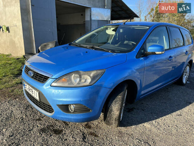 Синий Форд Фокус, объемом двигателя 1.6 л и пробегом 350 тыс. км за 5500 $, фото 1 на Automoto.ua