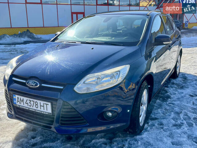 Синий Форд Фокус, объемом двигателя 1.6 л и пробегом 212 тыс. км за 7500 $, фото 1 на Automoto.ua