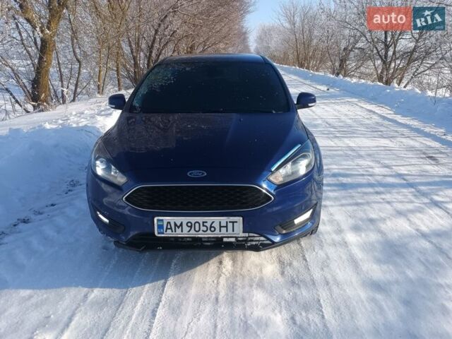 Синий Форд Фокус, объемом двигателя 1.5 л и пробегом 299 тыс. км за 8700 $, фото 1 на Automoto.ua