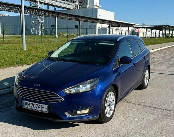 Синий Форд Фокус, объемом двигателя 2 л и пробегом 245 тыс. км за 9799 $, фото 1 на Automoto.ua