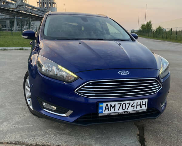 Синий Форд Фокус, объемом двигателя 2 л и пробегом 243 тыс. км за 10999 $, фото 1 на Automoto.ua