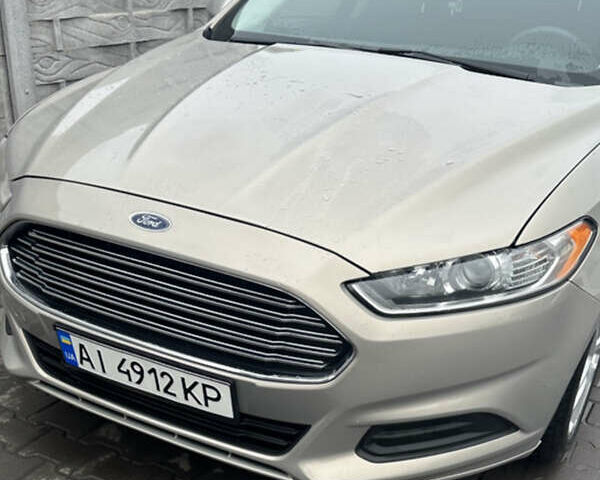 Форд Фьюжн 2015 в Белой Церкве на Automoto.ua Бежевый Форд Фьюжн, объемом двигателя 2.5 л и пробегом 155 тыс. км за 9500 $, фото 1 на Automoto.ua