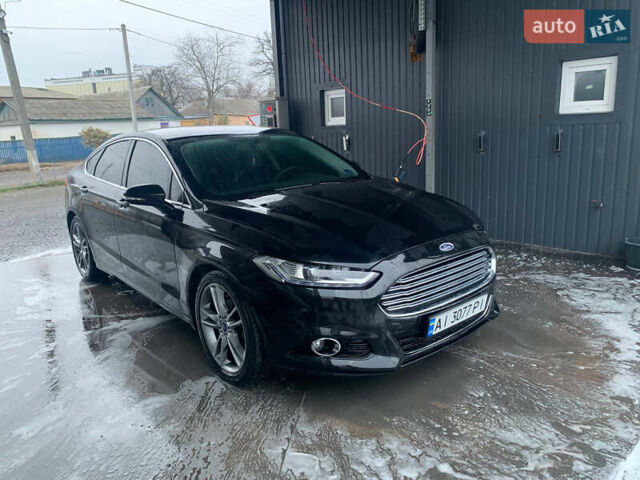 Черный Форд Фьюжн, объемом двигателя 2 л и пробегом 172 тыс. км за 11200 $, фото 1 на Automoto.ua