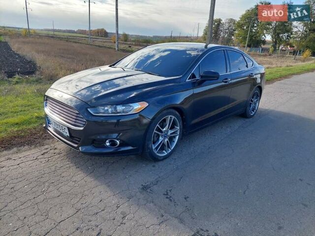 Форд Фьюжн 2013 в Зенькове на Automoto.ua Черный Форд Фьюжн, объемом двигателя 2 л и пробегом 165 тыс. км за 10600 $, фото 1 на Automoto.ua