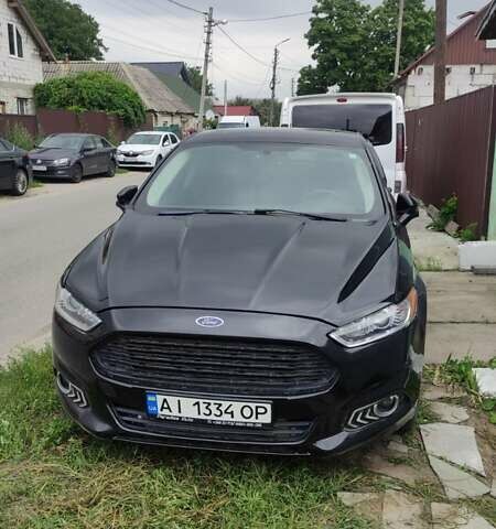 Черный Форд Фьюжн, объемом двигателя 2 л и пробегом 200 тыс. км за 9800 $, фото 1 на Automoto.ua