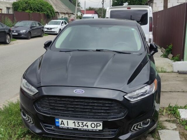 Черный Форд Фьюжн, объемом двигателя 2 л и пробегом 200 тыс. км за 9800 $, фото 1 на Automoto.ua