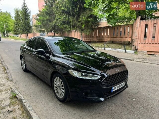 Черный Форд Фьюжн, объемом двигателя 1.5 л и пробегом 130 тыс. км за 11500 $, фото 1 на Automoto.ua