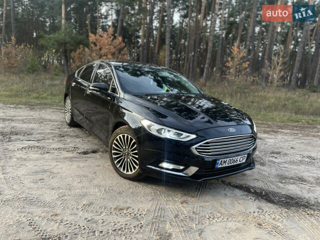 Черный Форд Фьюжн, объемом двигателя 2 л и пробегом 193 тыс. км за 11500 $, фото 1 на Automoto.ua