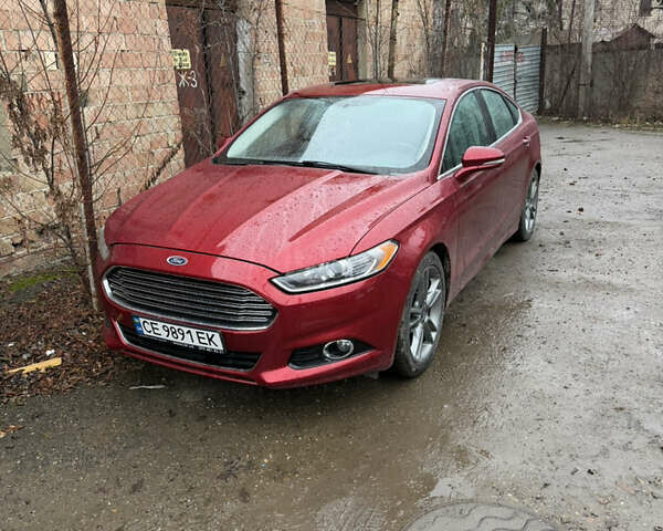 Красный Форд Фьюжн, объемом двигателя 2 л и пробегом 180 тыс. км за 12000 $, фото 1 на Automoto.ua