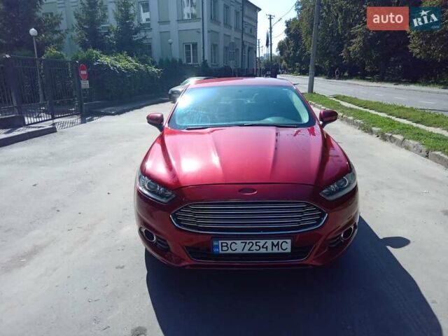 Красный Форд Фьюжн, объемом двигателя 2.4 л и пробегом 103 тыс. км за 9900 $, фото 1 на Automoto.ua