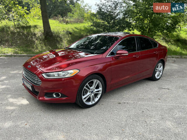 Форд Фьюжн 2014 в Львове на Automoto.ua Красный Форд Фьюжн, объемом двигателя 2 л и пробегом 223 тыс. км за 8999 $, фото 1 на Automoto.ua