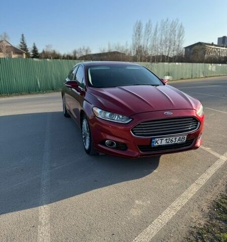 Красный Форд Фьюжн, объемом двигателя 2 л и пробегом 206 тыс. км за 8800 $, фото 1 на Automoto.ua