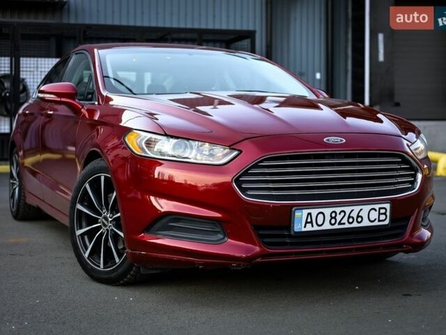 Красный Форд Фьюжн, объемом двигателя 2.49 л и пробегом 167 тыс. км за 8000 $, фото 1 на Automoto.ua