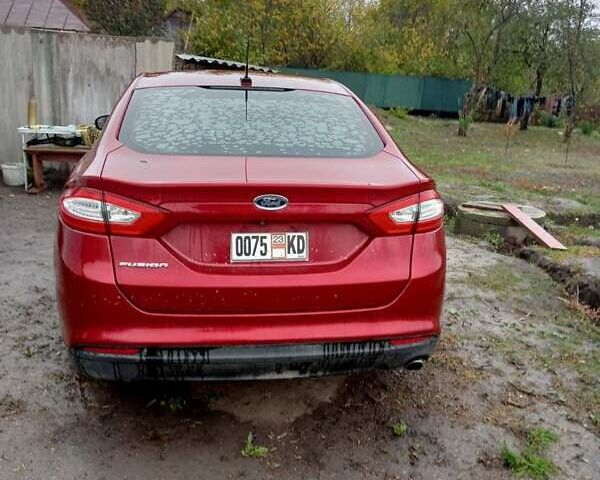 Форд Фьюжн 2015 в Белой Церкве на Automoto.ua Красный Форд Фьюжн, объемом двигателя 2.5 л и пробегом 180 тыс. км за 6900 $, фото 1 на Automoto.ua