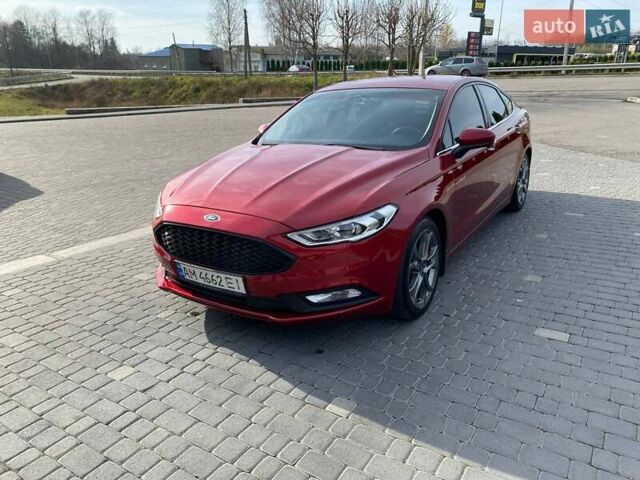 Красный Форд Фьюжн, объемом двигателя 2.49 л и пробегом 144 тыс. км за 12500 $, фото 1 на Automoto.ua