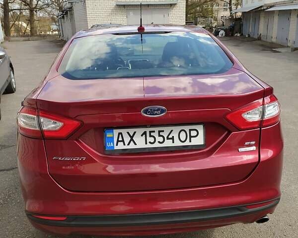 Красный Форд Фьюжн, объемом двигателя 1.5 л и пробегом 53 тыс. км за 11200 $, фото 1 на Automoto.ua