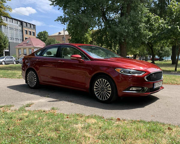 Красный Форд Фьюжн, объемом двигателя 2 л и пробегом 69 тыс. км за 12600 $, фото 1 на Automoto.ua