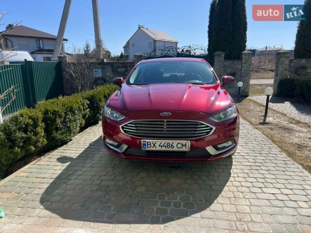 Красный Форд Фьюжн, объемом двигателя 1.5 л и пробегом 104 тыс. км за 9500 $, фото 1 на Automoto.ua