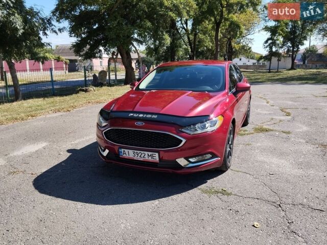 Красный Форд Фьюжн, объемом двигателя 1.5 л и пробегом 77 тыс. км за 12500 $, фото 1 на Automoto.ua