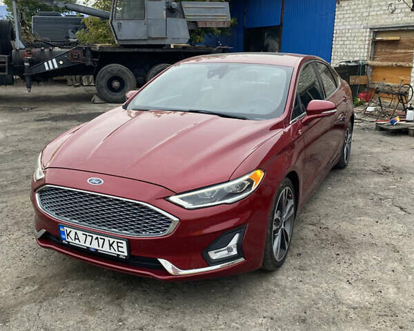 Красный Форд Фьюжн, объемом двигателя 2 л и пробегом 75 тыс. км за 14200 $, фото 1 на Automoto.ua