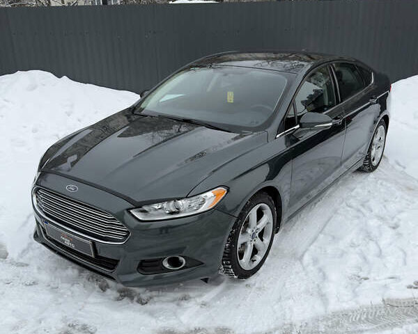 Серый Форд Фьюжн, объемом двигателя 1.5 л и пробегом 96 тыс. км за 9900 $, фото 1 на Automoto.ua