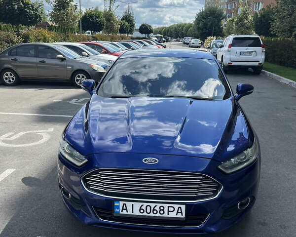 Синий Форд Фьюжн, объемом двигателя 1.6 л и пробегом 215 тыс. км за 9100 $, фото 1 на Automoto.ua