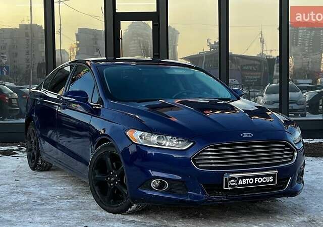 Синий Форд Фьюжн, объемом двигателя 2.5 л и пробегом 165 тыс. км за 9990 $, фото 1 на Automoto.ua