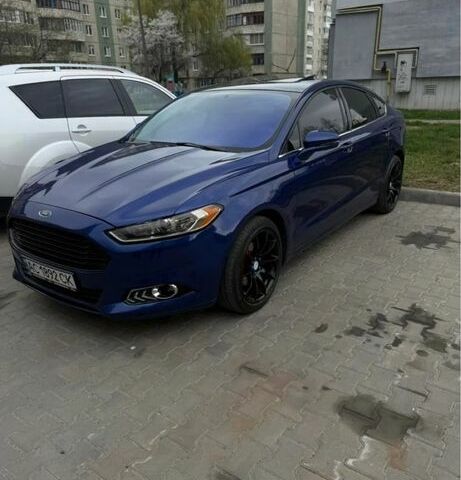 Синий Форд Фьюжн, объемом двигателя 2.5 л и пробегом 185 тыс. км за 9286 $, фото 1 на Automoto.ua