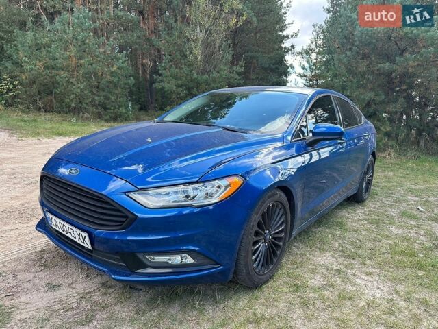 Синий Форд Фьюжн, объемом двигателя 2.5 л и пробегом 127 тыс. км за 10500 $, фото 1 на Automoto.ua
