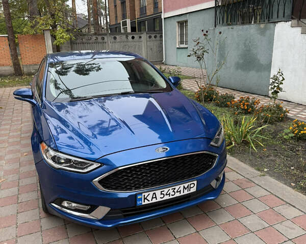 Форд Фьюжн 2016 в Киеве на Automoto.ua Синий Форд Фьюжн, объемом двигателя 2 л и пробегом 163 тыс. км за 15000 $, фото 1 на Automoto.ua