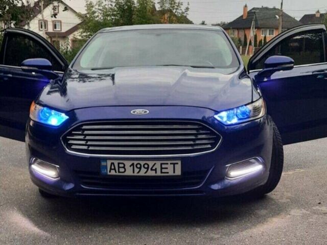 Синій Форд Фьюжен, об'ємом двигуна 2.4 л та пробігом 123 тис. км за 12200 $, фото 1 на Automoto.ua