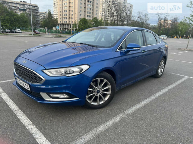 Синий Форд Фьюжн, объемом двигателя 1.5 л и пробегом 107 тыс. км за 10500 $, фото 1 на Automoto.ua