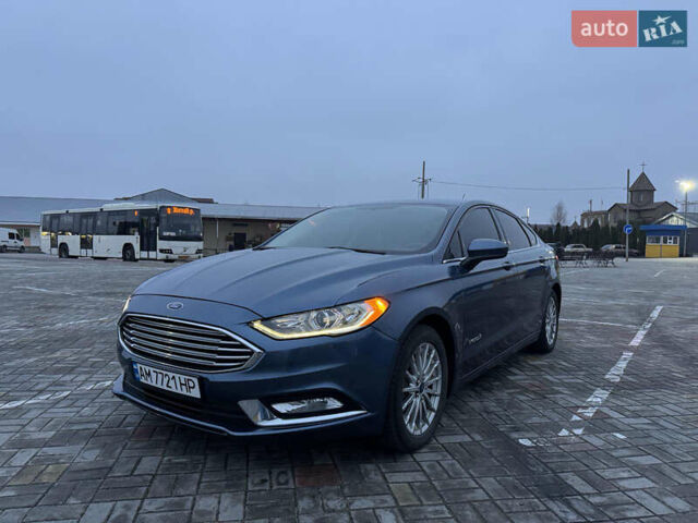 Синий Форд Фьюжн, объемом двигателя 2 л и пробегом 174 тыс. км за 13800 $, фото 1 на Automoto.ua