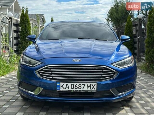 Синий Форд Фьюжн, объемом двигателя 2 л и пробегом 99 тыс. км за 17100 $, фото 1 на Automoto.ua