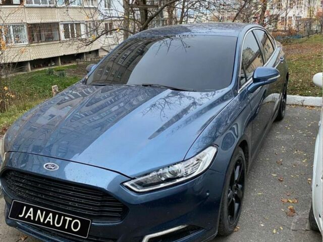 Синий Форд Фьюжн, объемом двигателя 2 л и пробегом 220 тыс. км за 10400 $, фото 1 на Automoto.ua