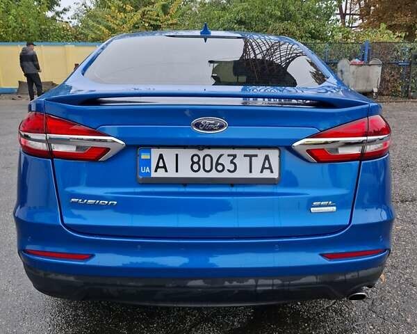 Форд Фьюжен 2018 у Белой Церкве на Automoto.ua Синій Форд Фьюжен, об'ємом двигуна 1.5 л та пробігом 98 тис. км за 13800 $, фото 1 на Automoto.ua