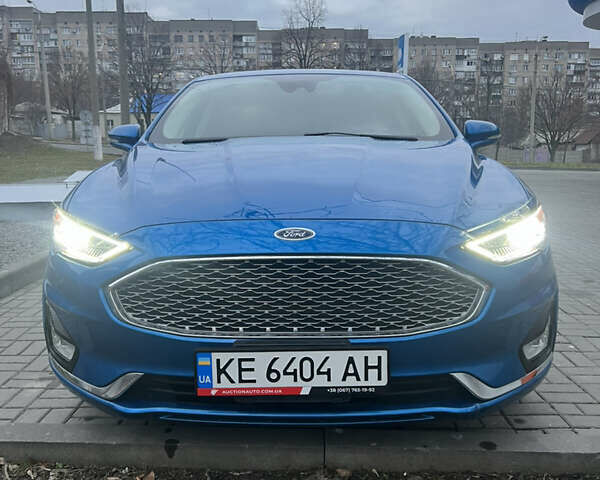 Синий Форд Фьюжн, объемом двигателя 2 л и пробегом 94 тыс. км за 22000 $, фото 1 на Automoto.ua