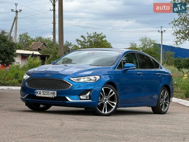 Синий Форд Фьюжн, объемом двигателя 2 л и пробегом 65 тыс. км за 15500 $, фото 1 на Automoto.ua