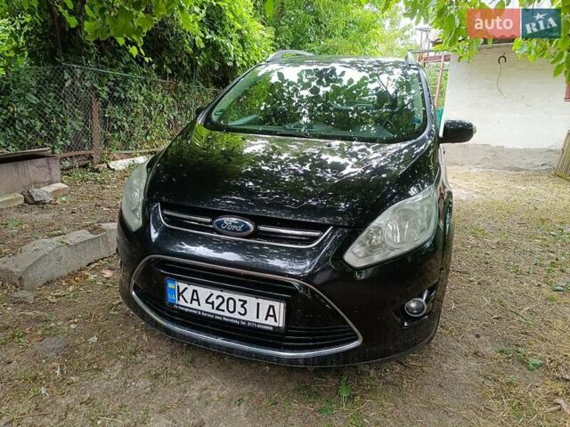 Черный Форд Гранд С-макс, объемом двигателя 2 л и пробегом 240 тыс. км за 8499 $, фото 1 на Automoto.ua