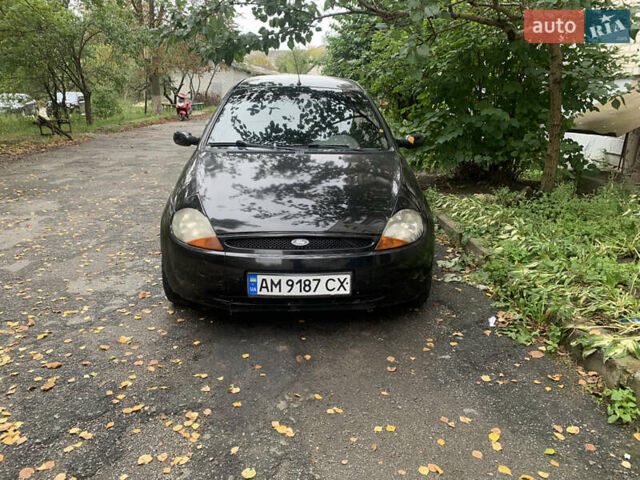 Черный Форд КА, объемом двигателя 1.3 л и пробегом 40 тыс. км за 1850 $, фото 1 на Automoto.ua