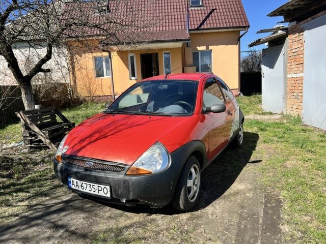 Красный Форд КА, объемом двигателя 1.3 л и пробегом 213 тыс. км за 1300 $, фото 1 на Automoto.ua