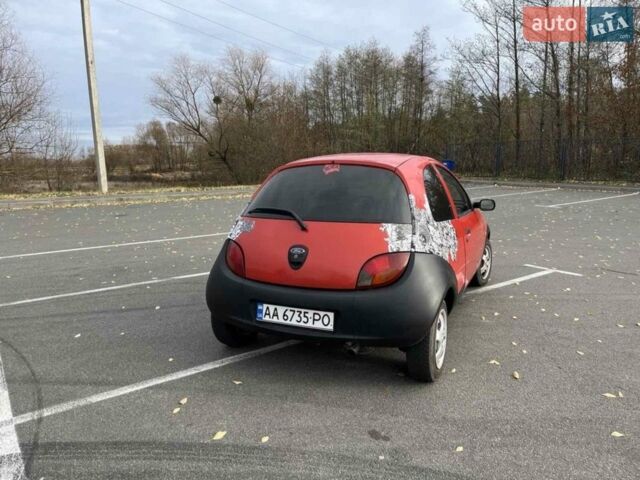 Красный Форд КА, объемом двигателя 1.3 л и пробегом 53 тыс. км за 1600 $, фото 1 на Automoto.ua