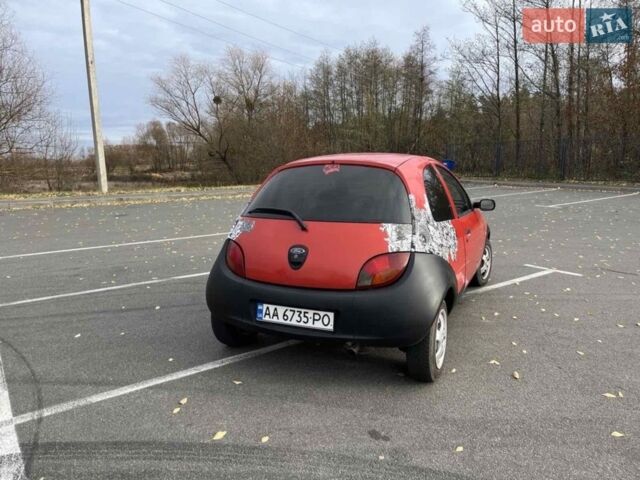 Красный Форд КА, объемом двигателя 1.3 л и пробегом 53 тыс. км за 1600 $, фото 1 на Automoto.ua