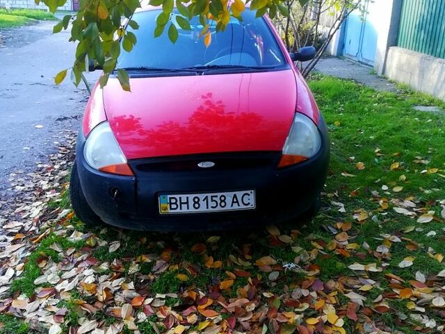 Красный Форд КА, объемом двигателя 1.3 л и пробегом 225 тыс. км за 550 $, фото 1 на Automoto.ua