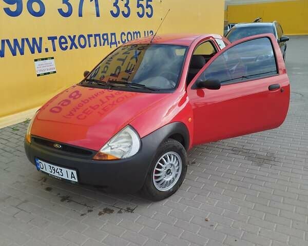 Красный Форд КА, объемом двигателя 1.3 л и пробегом 68 тыс. км за 2400 $, фото 1 на Automoto.ua