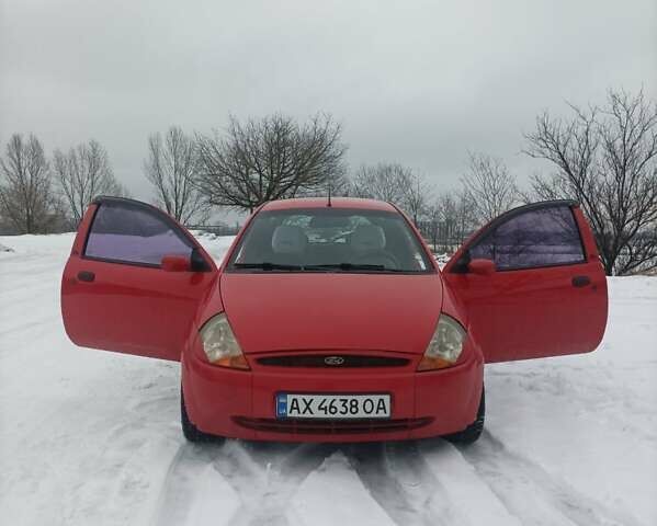 Красный Форд КА, объемом двигателя 1.3 л и пробегом 217 тыс. км за 2700 $, фото 1 на Automoto.ua