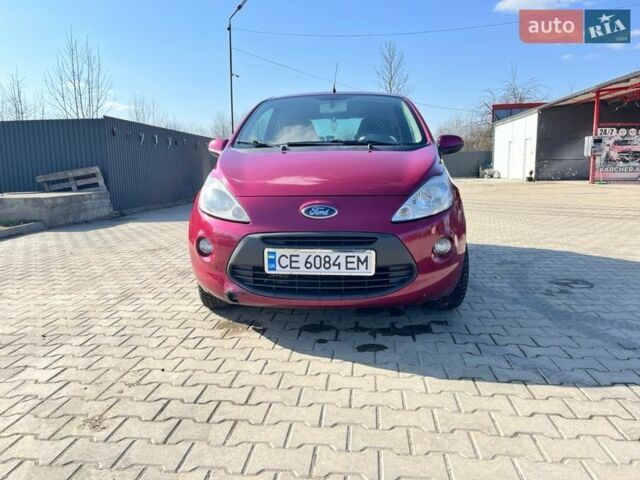 Красный Форд КА, объемом двигателя 1.3 л и пробегом 215 тыс. км за 3950 $, фото 1 на Automoto.ua