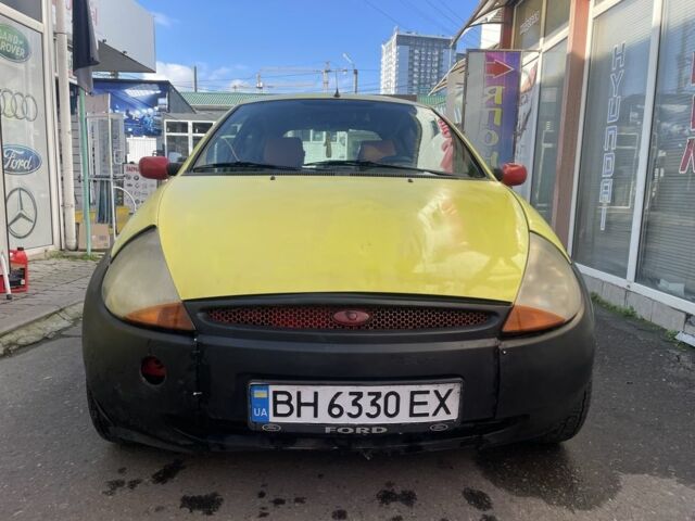 Желтый Форд КА, объемом двигателя 1.3 л и пробегом 180 тыс. км за 1100 $, фото 1 на Automoto.ua