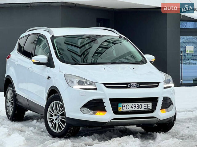 Белый Форд Куга, объемом двигателя 2 л и пробегом 205 тыс. км за 12700 $, фото 1 на Automoto.ua